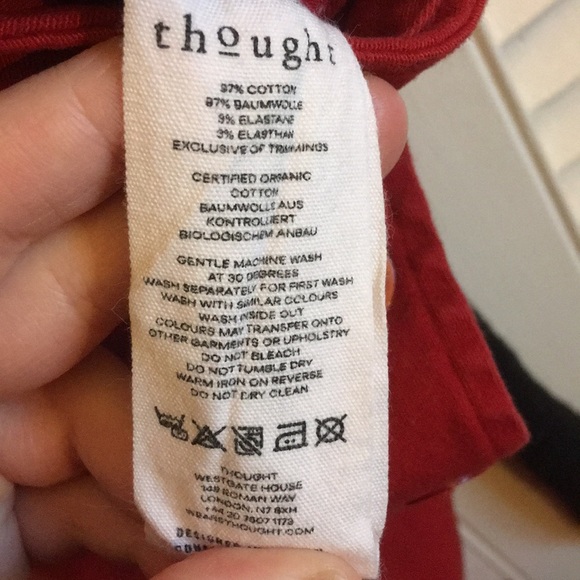 Retro Red High-Waisted Sailor Pants - Picture 5 of 5